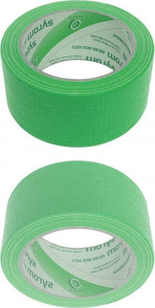 Nastro-Americano-Verde-Telato-Resistente-50-Mm-X-25-Mt-Sigilla-Ripara-Imballa