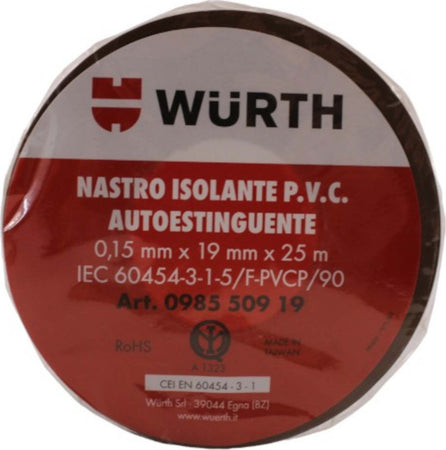Nastro-isolante-108D-L25-H19-marrone-Wurth