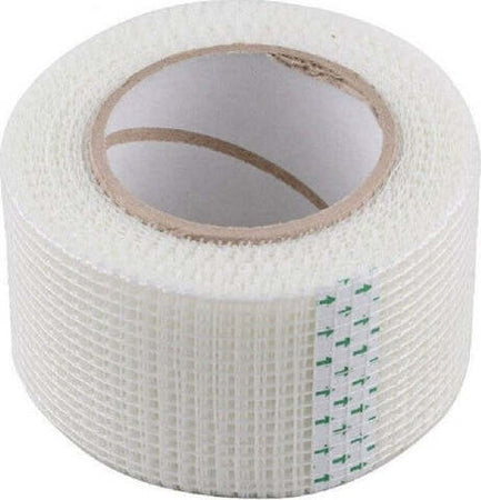 Nastro-Rete-Fibra-Di-Vetro-Autoadesivo-Rinforzo-Intonaco-Cartongesso-45-Metri