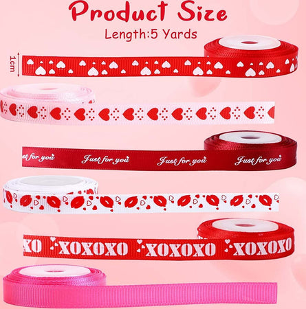 Nastro San Valentino Ass. 1x270 Cm 2 Pezzi Matrimonio Anniversario Decorazioni Regalo Casa e cucina/Hobby creativi/Cucito/Rifiniture e abbellimenti/Nastri Trade Shop italia - Napoli, Commerciovirtuoso.it