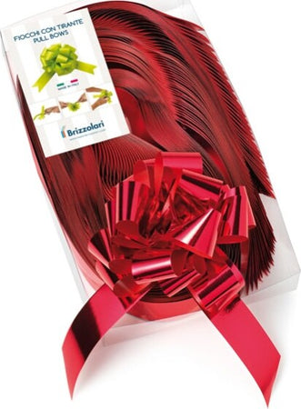 Nastro strip metal 6870 - rosso 07 - 31 mm - diam. 13 cm - Brizzolari - conf. 30 pezzi Casa e cucina/Decorazioni per interni/Addobbi e decorazioni per ricorrenze/Decorazioni natalizie/Fiocchi e nastri Eurocartuccia - Pavullo, Commerciovirtuoso.it