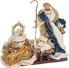 Natività con vestiti in tessuto color Blu Oro statue per presepe Casa e cucina/Decorazioni per interni/Addobbi e decorazioni per ricorrenze/Decorazioni natalizie/Presepi/Statuine e fondali per il presepe MagiediNatale.it - Altamura, Commerciovirtuoso.it