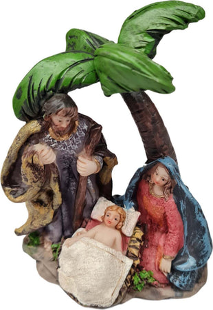 Natività monoblocco con 3 figure per presepe in ceramica con palma moderna per presepe h 12 cm Casa e cucina/Decorazioni per interni/Addobbi e decorazioni per ricorrenze/Decorazioni natalizie/Presepi/Statuine e fondali per il presepe MagiediNatale.it - Altamura, Commerciovirtuoso.it