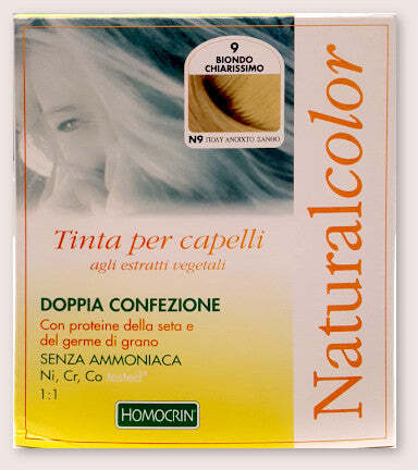 Natural Color Biondo Chiarissimo - Tinta Per Capelli Agli Estratti Vegetali - Doppia Confezione
