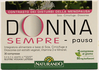 Naturando - Donna Sempre Pausa Integratore Alimentare 30 Compresse
