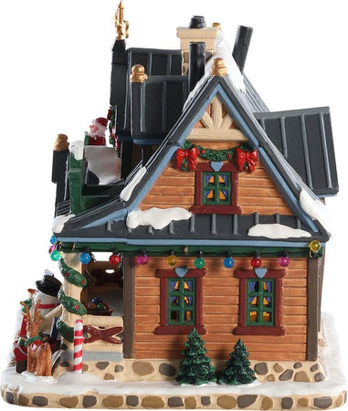 Negozio Lone Pine, edificio luminoso per villaggio di Natale in Porcellana Casa e cucina/Decorazioni per interni/Addobbi e decorazioni per ricorrenze/Decorazioni natalizie/Oggettistica MagiediNatale.it - Altamura, Commerciovirtuoso.it