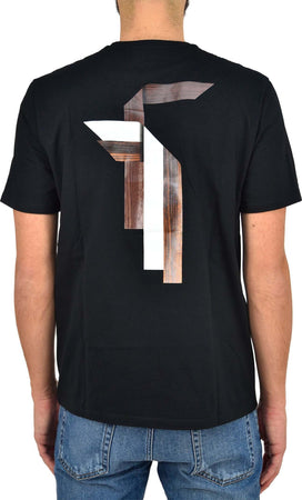 NEIL-BARRET-Neil-Barrett-T-shirt-Bianca-Uomo-Cotone-Stampa-Gommata-Mod.BJT182GE576S01-da-uomo