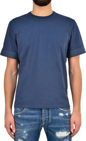 NEIL-BARRET-Neil-Barrett-T-shirt-Blu-Uomo-Cotone-Stampa-Grafica-Mod.BJT250SE574S326-da-uomo