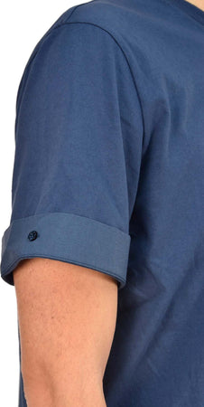 NEIL-BARRET-Neil-Barrett-T-shirt-Blu-Uomo-Cotone-Stampa-Grafica-Mod.BJT250SE574S326-da-uomo