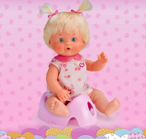 Nenuco---Bambola-Nenuco-Bevi-E-Bagna,-Con-Biberon-E-Vasino,-Dandole-Il-Biberon-Farà-La-Pipì-Come-Un-Vero-Bimbo,-Per-Bambine/i-Da-10-Mesi,-Famosa-700014961
