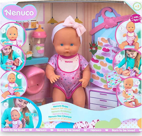 Nenuco Ruttino Bambola Elettronica Fa Il Ruttino Dopo Il Biberon Con Diversi Accessori Luce Magica E Con Suoni Di Un Vero Bimbo, Famosa, 700016670 Giochi e giocattoli/Bambole e accessori/Set di bambole e accessori Cartoleria Deja Vu - Crotone, Commerciovirtuoso.it