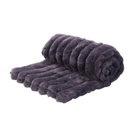 Plaid natalizio soffice in poliestere per decorazioni natalizie 160 x 130 cm