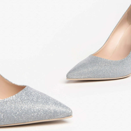 Nerogiardini Donna Decollete' Glitterata Nuova Collezione 9,5 Cm