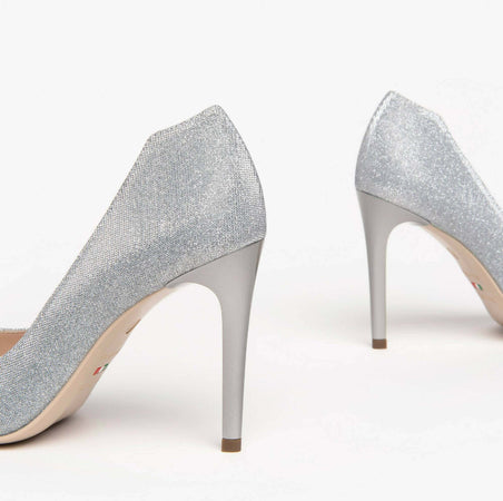 Nerogiardini Donna Decollete' Glitterata Nuova Collezione 9,5 Cm