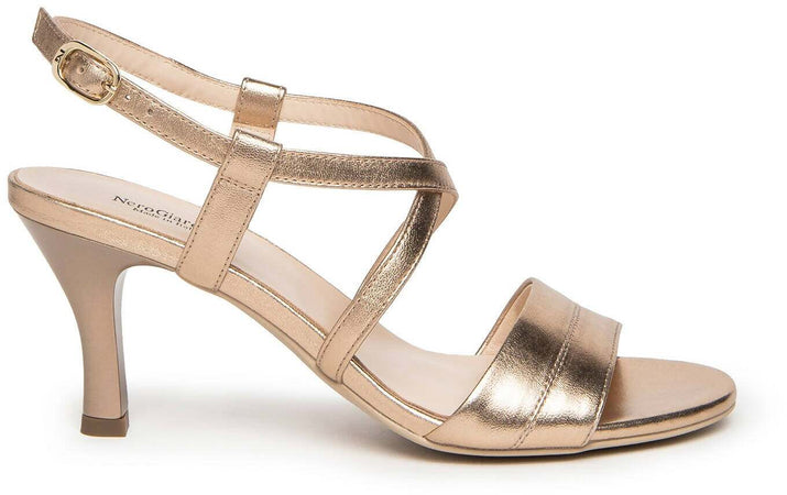 Nerogiardini Donna Sandali Con Tacco 7,5 Cm in Pelle Nuova Collezione