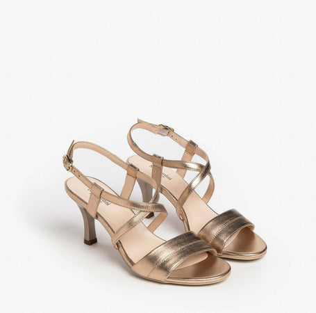 Nerogiardini Donna Sandali Con Tacco 7,5 Cm in Pelle Nuova Collezione