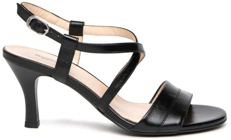 Nerogiardini Donna Sandali Con Tacco 7,5 Cm in Pelle Nuova Collezione