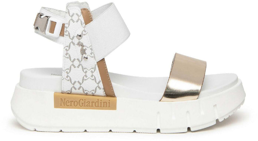 Nerogiardini donna sandali in pelle