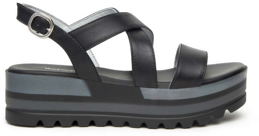 Nerogiardini donna sandali in pelle