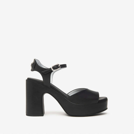 Nerogiardini donna sandali in pelle