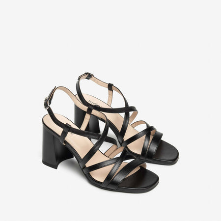 Nerogiardini donna sandali in pelle