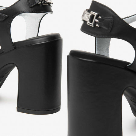 Nerogiardini donna sandali in pelle