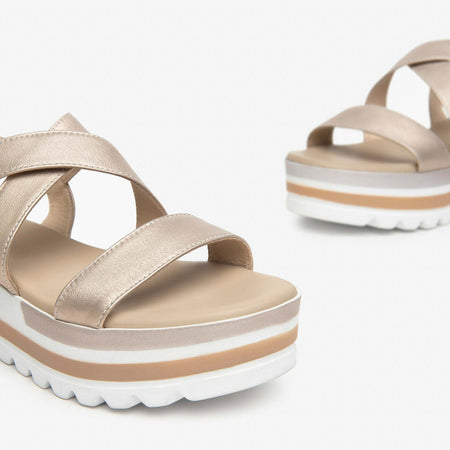 Nerogiardini donna sandali in pelle