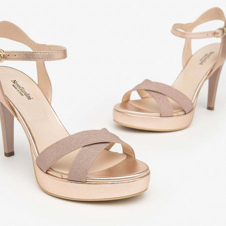 Nerogiardini Sandali Donna Con Tacco Alto in Pelle  E410102D