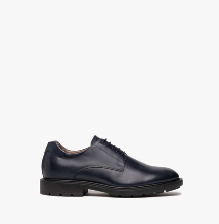 Nerogiardini Scarpe Uomo Derby in Pelle Suola in Gomma 3 Cm Scarpe Stringate Collezione Autunno Inverno 2022/2023