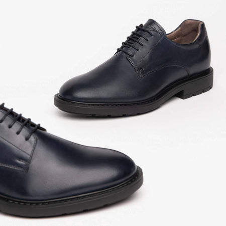 Nerogiardini Scarpe Uomo Derby in Pelle Suola in Gomma 3 Cm Scarpe Stringate Collezione Autunno Inverno 2022/2023