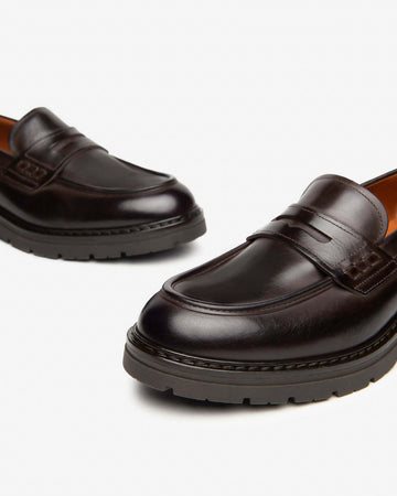 Nerogiardini uomo mocassini in pelle