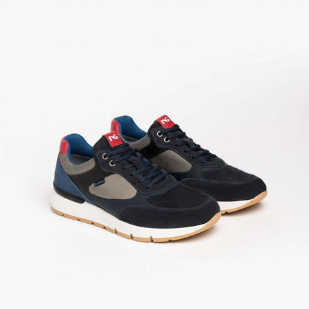 Nerogiardini uomo sneakers in camoscio pelle e tela nuova collezione