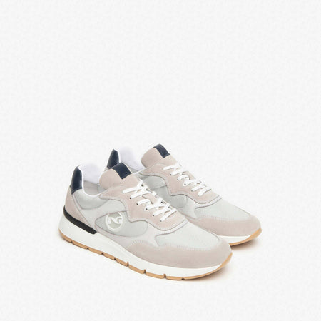 Nerogiardini uomo sneakers in camoscio pelle e tela nuova collezione