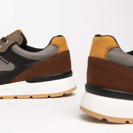 Nerogiardini uomo sneakers in camoscio pelle e tela nuova collezione