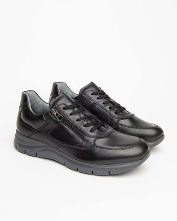 Nerogiardini uomo sneakers in pelle