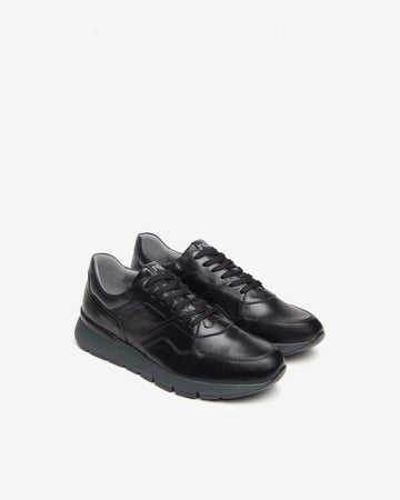 Nerogiardini uomo sneakers in pelle