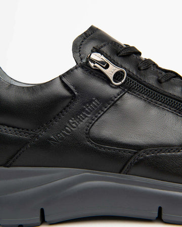 Nerogiardini uomo sneakers in pelle