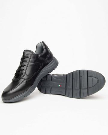 Nerogiardini uomo sneakers in pelle