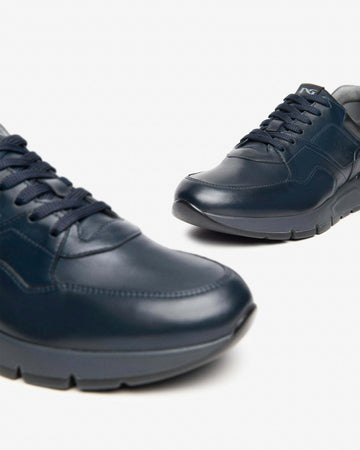 Nerogiardini uomo sneakers in pelle