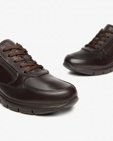 Nerogiardini uomo sneakers in pelle