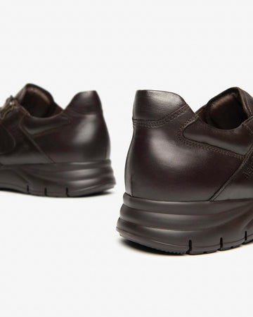 Nerogiardini uomo sneakers in pelle