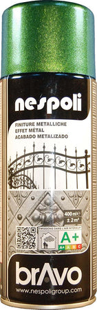 Nespoli Bomboletta Spray Aerosol Verde Effetto Metallizzato 400ml Fai da te/Pitture trattamenti per pareti e utensili/Vernice e fondo/Vernice a spray Scontolo.net - Potenza, Commerciovirtuoso.it