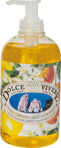Sapone per le mani Dolce Vivere Capri Sapone liquido Dolce Vivere Capri Dispenser 500 ml Tiziana non solo gioielli - Civitanova Marche, Commerciovirtuoso.it