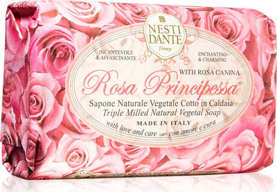 Nesti Dante Rosa Principessa Sapone 150 Gr. Saponetta Rosa Canina Made In Italy 100% Naturale Biodegradabile Bellezza/Bagno e corpo/Detergenti per il corpo/Saponette Tiziana non solo gioielli - Civitanova Marche, Commerciovirtuoso.it