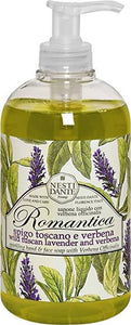 Sapone liquido Romantica Spigo Toscano e verbena 500 ml Sapone liquido Romantica Spigo Toscano e verbena 500 ml Tiziana non solo gioielli - Civitanova Marche, Commerciovirtuoso.it