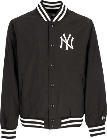 NEW-ERA-Giubbotto-Bomber-Uomo-Mlb-Team-Wordmark-Bomber-Neyyan-Black/white-da-uomo