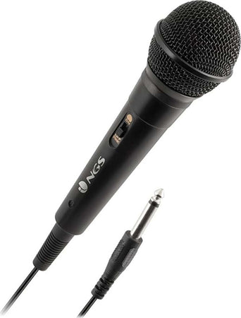 Ngs-Microfono-Vocale-Wired-Singer-Fire-Cavo-3m-Nero