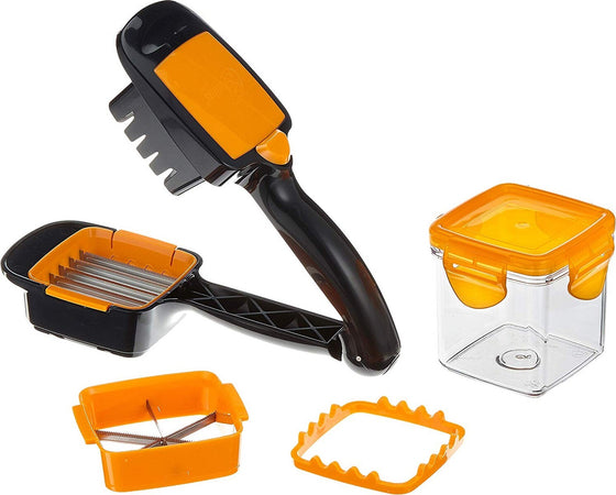 Nicer Dicer Quick Affetta Verdure 7 Pezzi Multifunzione Cucina Verdura Frutta Casa e cucina/Utensili da cucina/Affettaverdure e mandolini da cucina Trade Shop italia - Napoli, Commerciovirtuoso.it