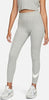 Nike-DV7795-063-W-NSW-NK-CLSC-GX-HR-TGHT-SWSH-Leggings-Donna-Dk-Grey-Heather/Sail