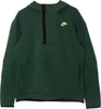 Nike-Felpa-Leggera-Cappuccio-Uomo-M-Sportswear-Tech-Fleece-Half-Zip-Hoodie-Galactic-Jade/lt-Liquid-Lime-da-uomo